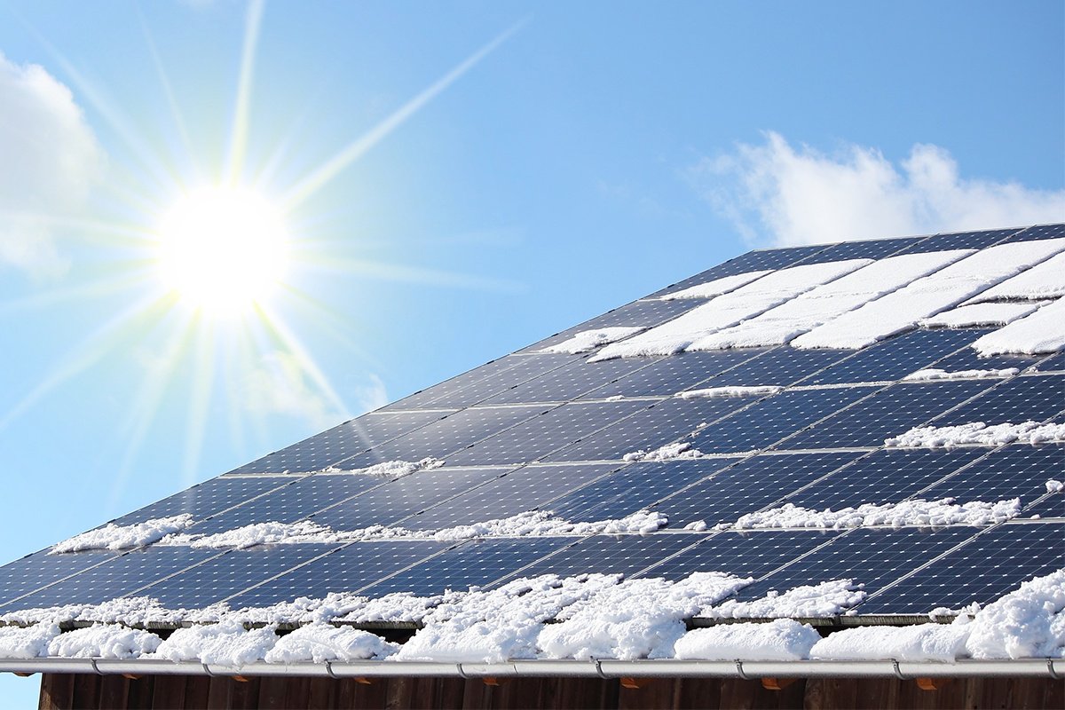 How to Remove Snow From Solar Panels - Olson Solar Energy